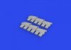 Eduard 632188 Hurricane Mk. II exhaust rounded PRINT REVELL 1/32